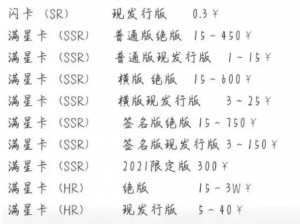 正版AR卡价格解析：了解一张AR卡究竟多少钱？