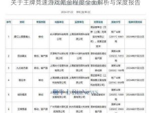 关于王牌竞速游戏氪金程度全面解析与深度报告