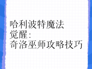 哈利波特魔法觉醒：奇洛巫师攻略——掌握高效打法，征服魔法对决之道