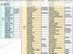 魔渊之刃堕落神王搭配攻略大全：实战策略与技能运用解析