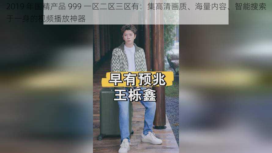 2019 年国精产品 999 一区二区三区有:集高清画质、海量内容、智能搜索于一身的视频播放神器