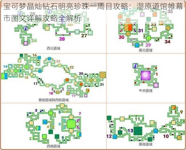 宝可梦晶灿钻石明亮珍珠一周目攻略：湿原道馆帷幕市图文详解攻略全解析