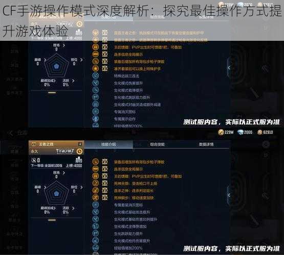 CF手游操作模式深度解析：探究最佳操作方式提升游戏体验