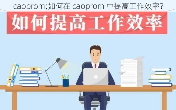 caoprom;如何在 caoprom 中提高工作效率？