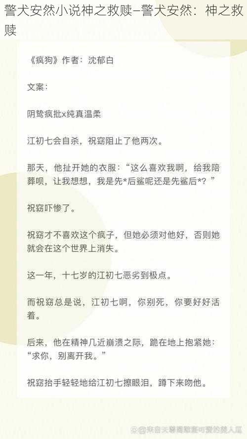 警犬安然小说神之救赎—警犬安然：神之救赎