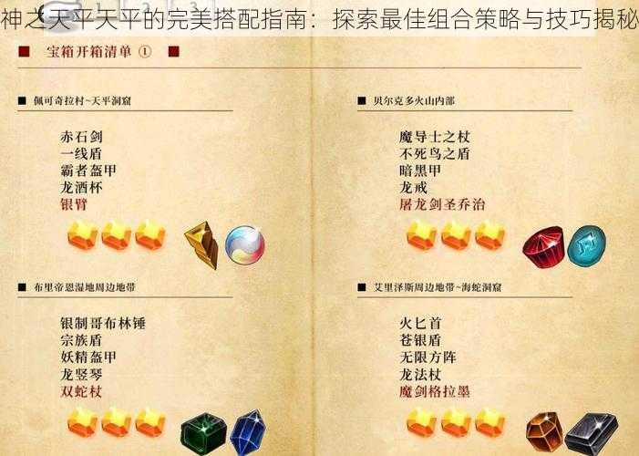 神之天平天平的完美搭配指南：探索最佳组合策略与技巧揭秘