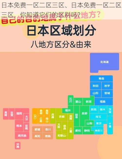 日本免费一区二区三区、日本免费一区二区三区，你知道它们的区别吗？