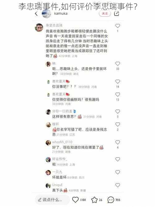 李忠瑞事件,如何评价李忠瑞事件？