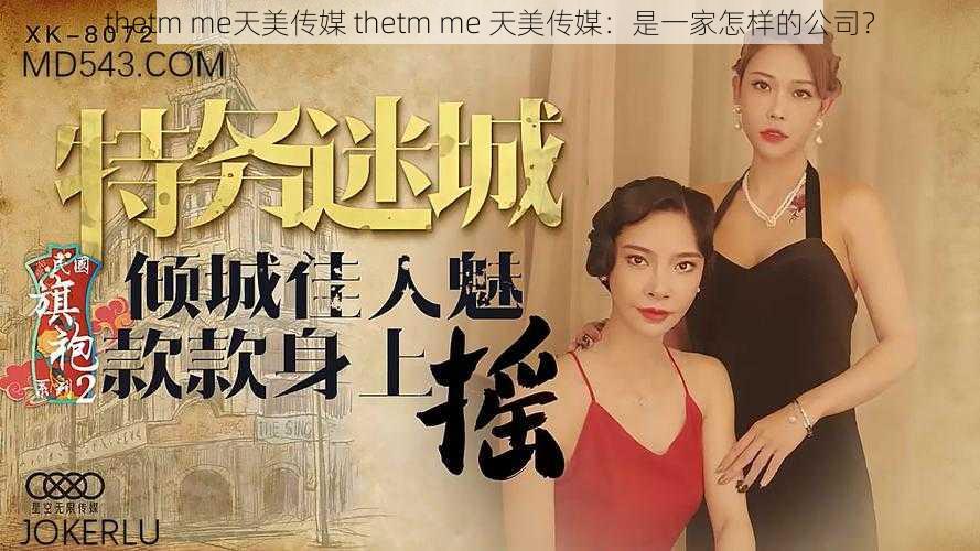 thetm me天美传媒 thetm me 天美传媒：是一家怎样的公司？