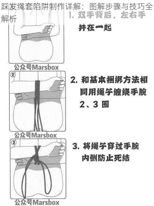 踩发绳套陷阱制作详解：图解步骤与技巧全解析