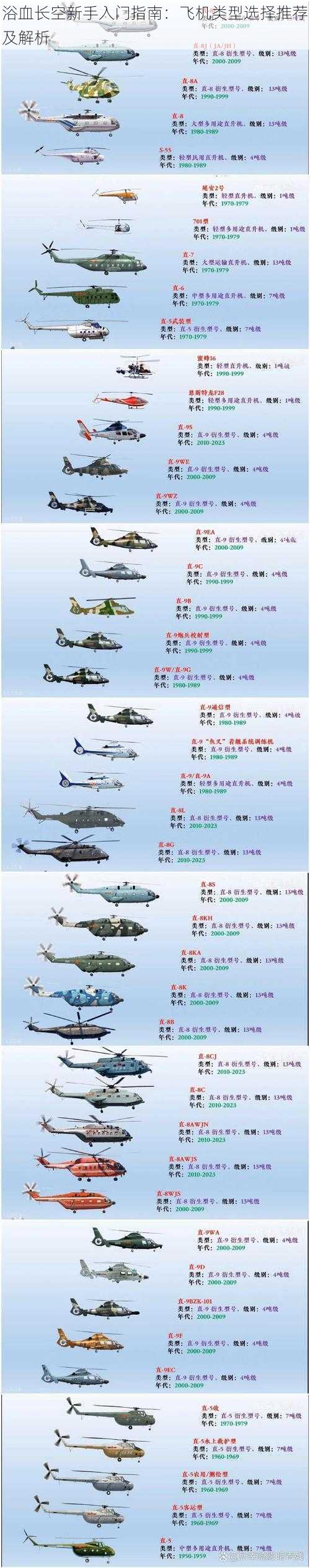 浴血长空新手入门指南:飞机类型选择推荐及解析