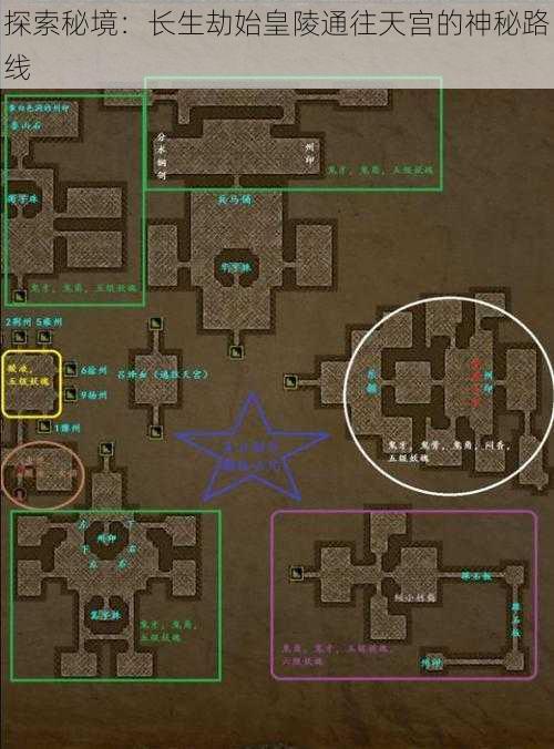 探索秘境:长生劫始皇陵通往天宫的神秘路线